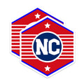 (2 Pack) NC State Pride Magnets - North Carolina Souvenir - Decorative Fridge Magnets - 5" On Longest Side - Premium Magnet - for Cars, Refrigerators, Toolboxes, Lockers - Made in USA - MAG18079