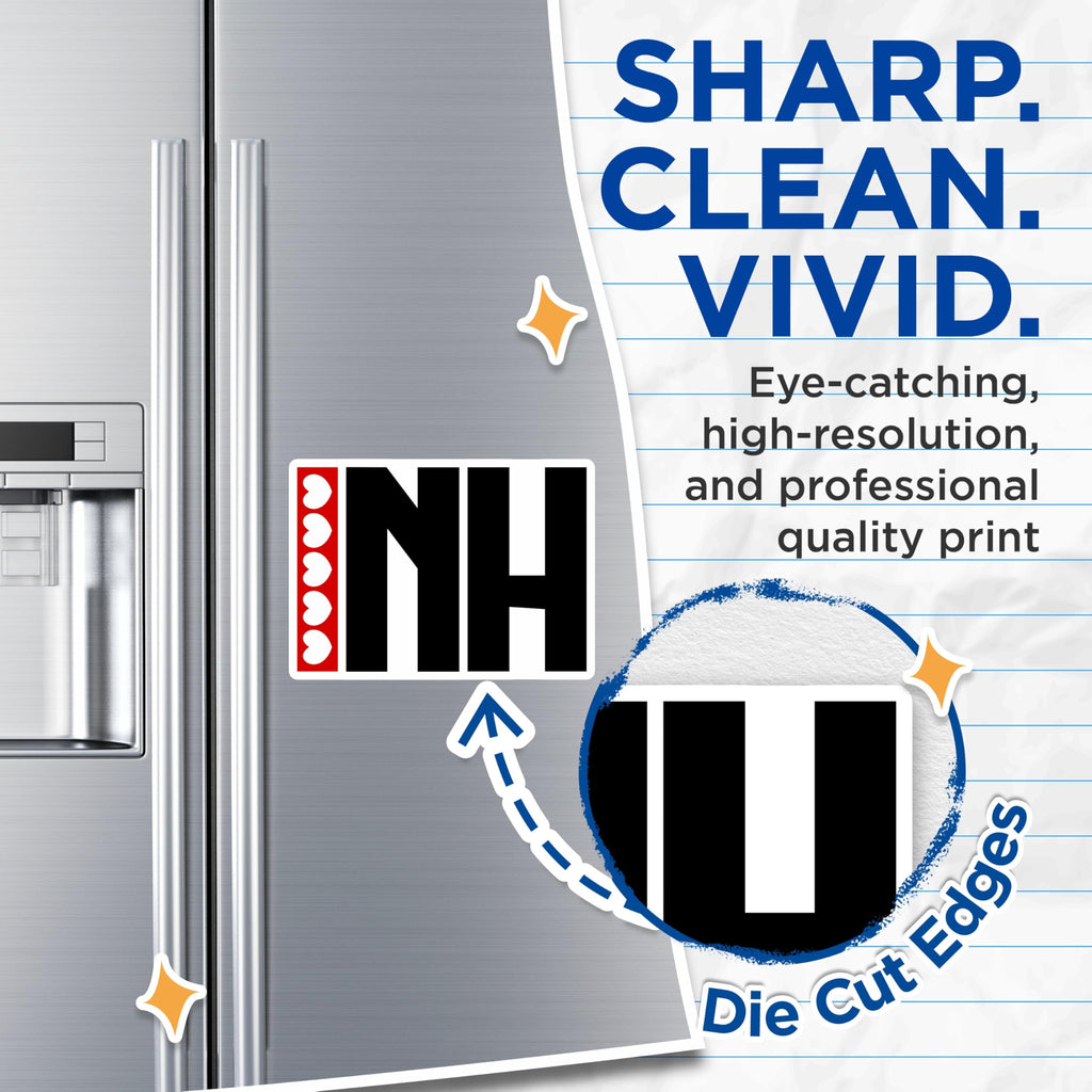 (2 Pack) North Holland Flag Magnets - Heart Accents - Dutch Pride Decor - 5" On Longest Side - Premium Magnet - for Cars, Refrigerators, Toolboxes, Lockers - Made in USA - MAG17976