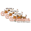 (3 Pack) Grandma Floral Decals - Grandmother Flowers Sticker - Being A Grandma Makes My Life Complete- 3 Inches On Longest Side - Easy Peel & Apply - Made in USA - 3MCS5763