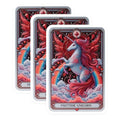 (3 Pack) Mystical Unicorn Decals - Magical Creature Stickers - Laptop Decal - 3 Inches On Longest Side - Easy Peel & Apply - Made in USA - 3MCS0106