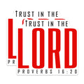 (2 Pack) Trust in The Lord Magnets - Proverbs 16:20 Scripture - Christian Faith Verse Decor - 5 Inches On Longest Side - Thick Durable Magnet - Made in USA - MAG25562