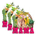 (3 Pack) Mama Western Decals - Cowboy Boot Stickers - Floral Laptop Decal - 3 Inches On Longest Side - Easy Peel & Apply - Made in USA - 3MCS4386
