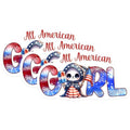 (3 Pack) All American Girl Decals - Patriotic Decor - Fourth of July Celebration - 3 Inches On Longest Side - Easy Peel & Apply - Made in USA - 3MCS6674