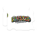 (2 Pack) Blessed Chosen Magnets - Inspirational Floral Decor - Christian Faith Statement - Refrigerator Accent - 5 Inches On Longest Side - Thick Durable Magnet - Made in USA - MAG22262