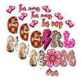 (3 Pack) Girl Mom Era Decals - Trendy Mom Sticker - Fun Laptop Decal - 3 Inches On Longest Side - Easy Peel & Apply - Made in USA - 3MCS7222
