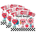 (3 Pack) Teaching Sweet Hearts Decals - Teacher Appreciation - Back to School Stickers - 3 Inches On Longest Side - Easy Peel & Apply - Made in USA - 3MCS6417