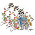 (3 Pack) Skeleton Book Decals - One More Chapter - Laptop Decals - 3 Inches On Longest Side - Easy Peel & Apply - Made in USA - 3MCS1822