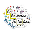 (2 Pack) Science Teacher Magnets - 5" On Longest Side - for Cars, Fridges, Toolboxes - Made in USA - MAG7839