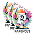 (3 Pack) Papercut Decals - Cartoon Paper - Sad Paper Decals - 3 Inches On Longest Side - Easy Peel & Apply - Made in USA - 3MCS6395