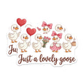 (2 Pack) Cute Goose Magnets - Kawaii Farm Animal - Lovely Goose Kitchen Decor - Whimsical Character Refrigerator Accessory - 5 Inches On Longest Side - Thick Durable Magnet - Made in USA - MAG39815