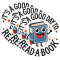 (3 Pack) Reading Book Decals - Its a Good Day to Read - Reader Stickers - 3 Inches On Longest Side - Easy Peel & Apply - Made in USA - 3MCS1562
