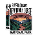 (2 Pack) New River Gorge Magnets - National Park Souvenir - USA Travel Decor - 5" On Longest Side - Premium Magnet - for Cars, Refrigerators, Toolboxes, Lockers - Made in USA - MAG18263