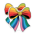(2 Pack) Rainbow Bow Magnets Magnets - 5" On Longest Side - Made in USA - Sticks to Refrigerators & Metal Surfaces - MAG8808