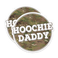 (2 Pack) Hoochie Daddy Magnets - Camouflage Design - Funny Humor Decal - 5" On Longest Side - Premium Magnet - for Cars, Refrigerators, Toolboxes, Lockers - Made in USA - MAG15914