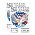 (2 Pack) 250 Years US Anniversary Magnets - American Eagle Patriotic - 1776 2026 Independence Commemoration - 5 Inches On Longest Side - Thick Durable Magnet - Made in USA - MAG28813