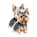 (2 Pack) Yorkshire Terrier Dog Magnets - Cute Yorkie Lover Decor - Pet Parent Refrigerator Item - 5 Inches On Longest Side - Thick Durable Magnet - Made in USA - MAG39639