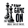 (2 Pack) Chess Game On Stickers - Motivational Chess Stickers - Competitive Spirit Sticker - 5" On Longest Side - Sticks to Any Smooth Flat Surface - Made in USA - BMCS3183