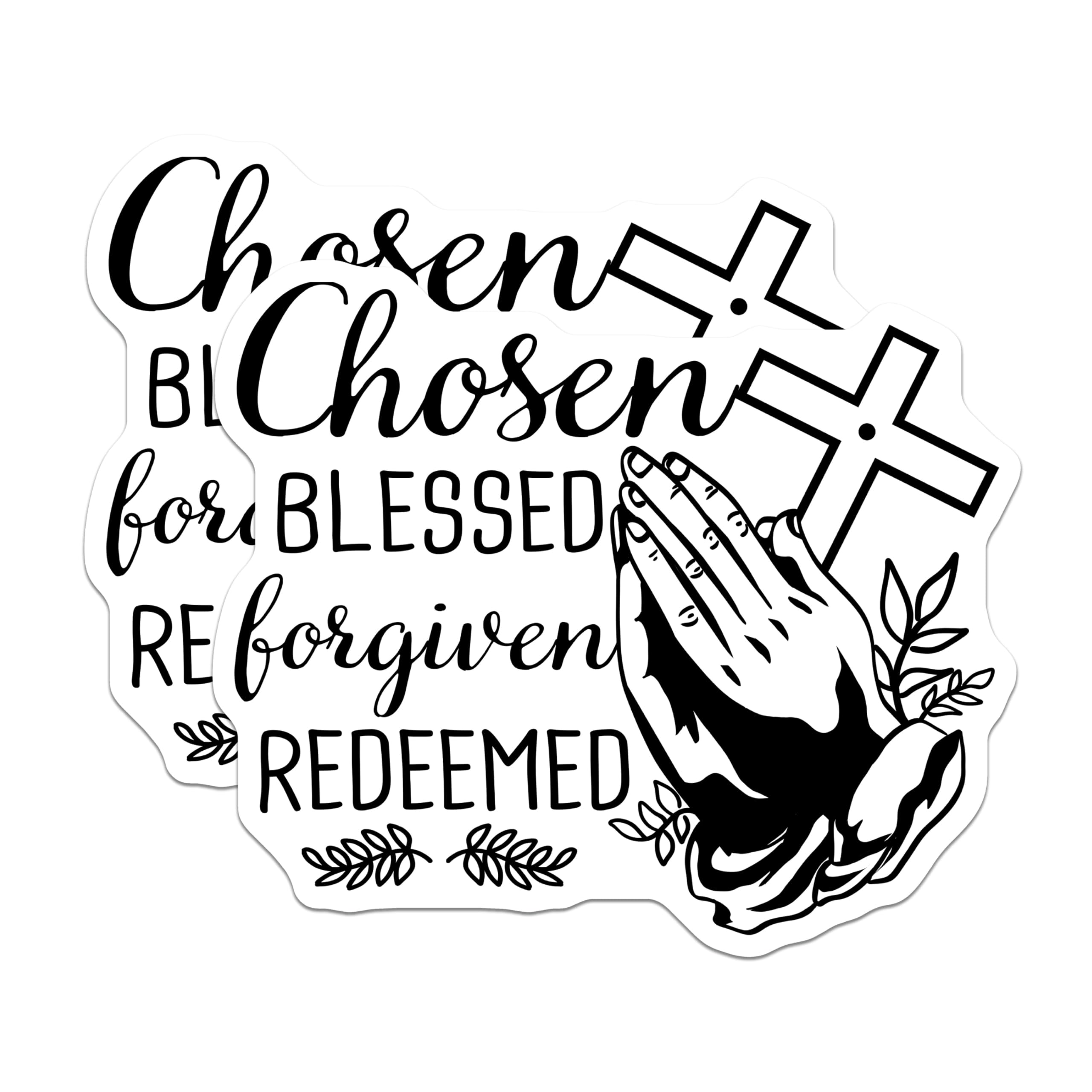 (2 Pack) Christian Magnets - Religious Sayings - Faith Decoration - 5" On Longest Side - Premium Magnet - for Cars, Refrigerators, Toolboxes, Lockers - Made in USA - MAG16578