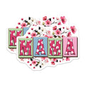 (2 Pack) Mama Magnets - Fridge Locker Refrigerator Decor - 5" On Longest Side - for Cars, Fridges, Toolboxes - Made in USA - MAG8175