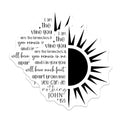 (2 Pack) I Am The Vine Stickers - Inspirational Bible Verse Stickers - Christian Faith Stickers - 5" On Longest Side - Sticks to Smooth Flat Surfaces - Made in USA - BMCS3852