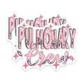 (2 Pack) Pulmonary Crew Magnets - Medical Team - Leopard Print Nurse Magnet - 5" On Longest Side - Premium Magnet - for Cars, Refrigerators, Toolboxes, Lockers - Made in USA - MAG17262