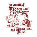 (2 Pack) Funny Go Fish Magnets - Retro Humor - Sarcastic Fridge Decor - 5" On Longest Side - Premium Magnet - for Cars, Refrigerators, Toolboxes, Lockers - Made in USA - MAG16472