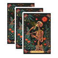 (3 Pack) Lotion of Protection Decals - Skeleton Decal - Tarot Card Stickers - 3 Inches On Longest Side - Easy Peel & Apply - Made in USA - 3MCS0009
