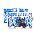 (2 Pack) Monster Truck Mom Magnets - Boy Mom Life - Truck Enthusiast Mother - 5 Inches On Longest Side - Thick Durable Magnet - Made in USA - MAG26095
