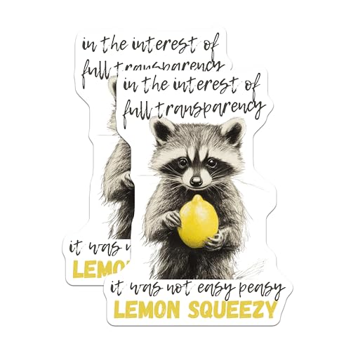 (2 Pack) Funny Animal Magnets - Cute Raccoon Magnets - Humorous Kitchen Magnets - 5" On Longest Side - for Cars, Refrigerators, Toolboxes, Lockers - Made in USA BMCS3431