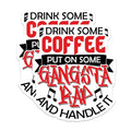 (2 Pack) Coffee Magnets Magnets - Funny Kitchen Decor - Motivational Quotes - 5" On Longest Side - Made in USA - Sticks to Refrigerators & Metal Surfaces - MAG8713