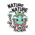 (2 Pack) Nature Teacher Magnets - Environmental Earth Quote - Inspirational Classroom Refrigerator Decoration for Home - 5 Inches On Longest Side - Thick Durable Magnet - Made in USA - MAG20937