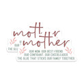 (2 Pack) Mother Magnets - Family Decor - Inspirational Quotes Magnets - Mom Gift Magnets for Fridge - 5" On Longest Side - for Cars, Fridges, Toolboxes - Made in USA - MAG6698