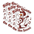 (3 Pack) Silly Goose Decals - Guitar Playing Goose Sticker - Country Music Decals - 3 Inches On Longest Side - Easy Peel & Apply - Made in USA - 3MCS4629