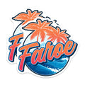 (2 Pack) Faroe Islands Magnets - Tropical Palm Decor - Vacation Destination Souvenir - 5" On Longest Side - Premium Magnet - for Cars, Refrigerators, Toolboxes, Lockers - Made in USA - MAG17893