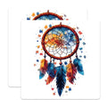 (2 Pack) Autism Awareness Dreamcatcher Magnets - Neurodiversity Support Symbol - Puzzle Piece Refrigerator Decor - 5 Inches On Longest Side - Thick Durable Magnet - Made in USA - MAG25938