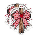 (2 Pack) Christian Cross Magnets - Scripture Verse - Religious Decoration - 5" On Longest Side - Premium Magnet - for Cars, Refrigerators, Toolboxes, Lockers - Made in USA - MAG16007