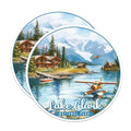 (2 Pack) Lake Clark National Park Bumper Magnet - US National Park - Choose from 63 Parks - 5" On Longest Side - Decal for Car Bumper, Laptop, Water Bottle, Wall, and Window - MAG1622