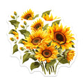 (2 Pack) Sunflower Magnets - Floral Fridge Decor - Kitchen Decor - Botanical Art - Farmhouse Style - Summer Vibes - Home Decor - 5" - Durable Magnet - Made in USA - MAG38795