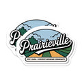 (2 Pack) Prairieville Magnets - Est 1940s Community Souvenir - Fastest Growing Hometown Decor - 5 Inches On Longest Side - Thick Durable Magnet - Made in USA - MAG19194