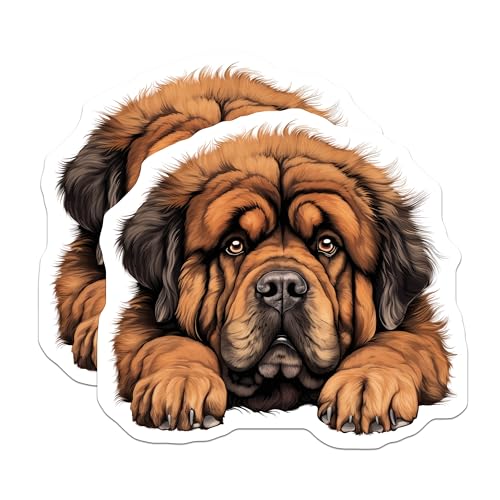 (2 Pack) Animal Lover Decor Magnet - 5" On Longest Side - Sticks to Smooth Flat Surfaces - Made in USA - MAG10325