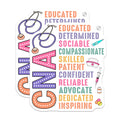 (2 Pack) CNA Magnets - Nurse Appreciation Magnets - Nursing Staff Motivational Magnets - 5" On Longest Side - for Cars, Refrigerators, Toolboxes, Lockers - Made in USA BMCS3080
