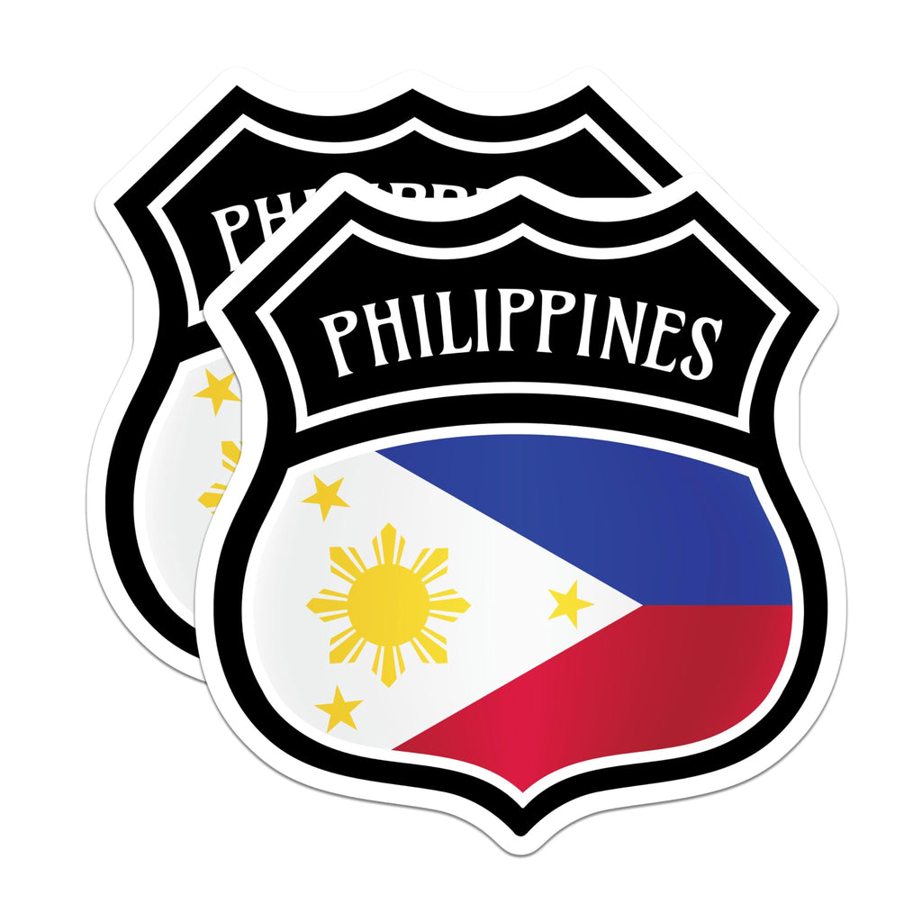 (2 Pack) Philippines Flag Magnets - Filipino Pride Magnet - Country Flag Decor - 5" On Longest Side - Premium Magnet - for Cars, Refrigerators, Toolboxes, Lockers - Made in USA - MAG18279