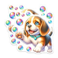 (2 Pack) Dog Lover Gifts Magnet - 5" On Longest Side - Sticks to Smooth Flat Surfaces - Made in USA - MAG9617