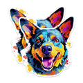 (2 Pack) Australian Cattle Dog Breed Magnets - 5 Inches On Longest Side - Choose from Over 100 Dog Breeds - for Cars, Refrigerators, Toolboxes - Made in USA - MAG1758