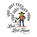 (2 Pack) Funny Cowboy Frog Magnets - Unique Western Humor Magnets - Novelty Frog Sheriff Magnets- 5" On Longest Side - for Fridges, Toolboxes, Cars - Made in USA - MAG2915