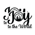 (2 Pack) Christmas Nativity Magnets - Joy to the World Scene - Religious Holiday Decor - 5 Inches On Longest Side - Thick Durable Magnet - Made in USA - MAG24925