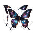 (2 Pack) Galaxy Butterfly Magnets - Celestial Fridge Decor - Starry Aesthetic Locker Magnet - 5 Inches On Longest Side - Thick Durable Magnet - Made in USA - MAG37887