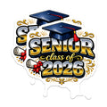(2 Pack) Senior 2026 Magnets - Class of 2026 Souvenir - Graduation Celebration - High School Graduate - 5 Inches On Longest Side - Thick Durable Magnet - Made in USA - MAG38664