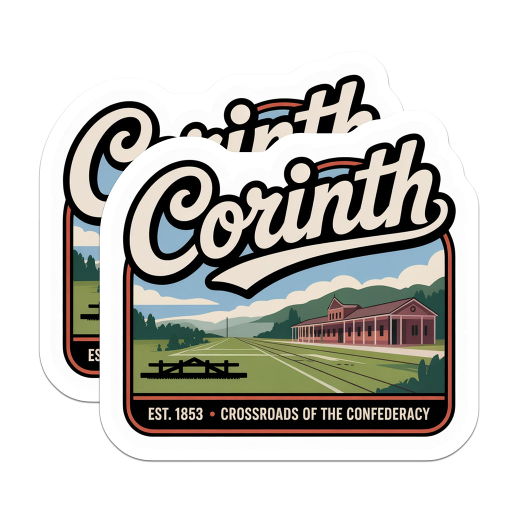 (2 Pack) Corinth Mississippi Magnets - Travel Souvenir - USA City Refrigerator Magnet - 5" On Longest Side - Premium Magnet - for Cars, Refrigerators, Toolboxes, Lockers - Made in USA - MAG17316