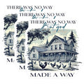 (3 Pack) God Made A Way Decals - Religious Laptop Decals - Inspirational Faith Stickers- 3 Inches On Longest Side - Easy Peel & Apply - Made in USA - 3MCS5342